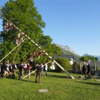 Maibaumaufstellen 2011