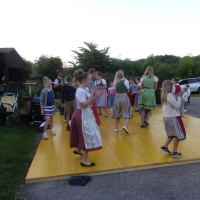 Maibaum aufstellen, April 2018