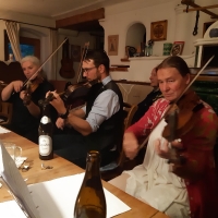 Turnermusiprob bei Dumböcks, Juni 2020